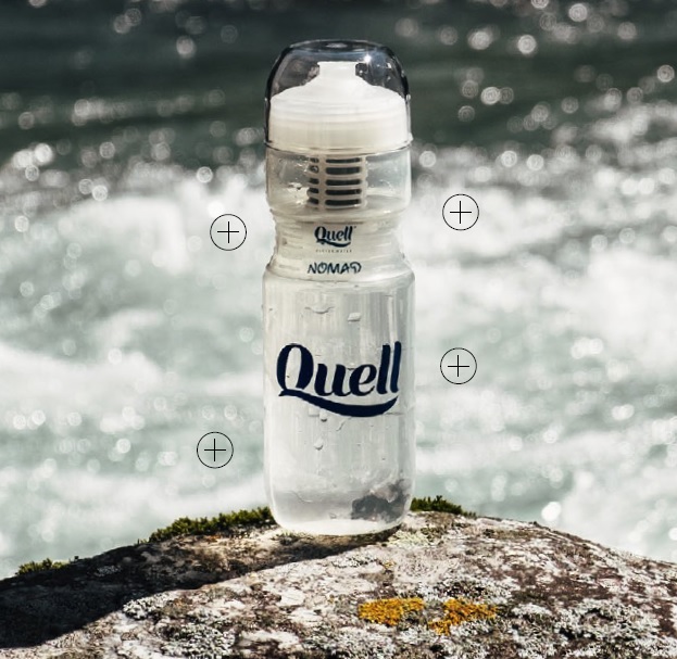 The Quell NOMAD filter bottle has passed the long-term test of Enduro MTB magazine